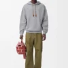 Relaxed Fit Hoodie in Cotton Relaxed Fit Hoodie in Cotton