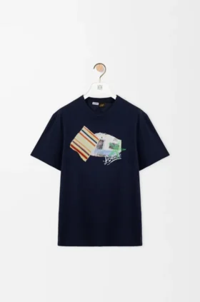Relaxed Fit T-Shirt in Technical Cotton