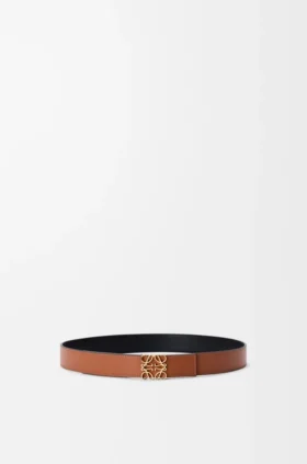 Reversible Anagram Belt in Smooth Calfskin