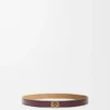 Reversible Anagram Belt in Smooth Calfskin Reversible Anagram Belt in Smooth Calfskin