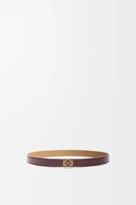 Reversible Anagram Belt in Smooth Calfskin