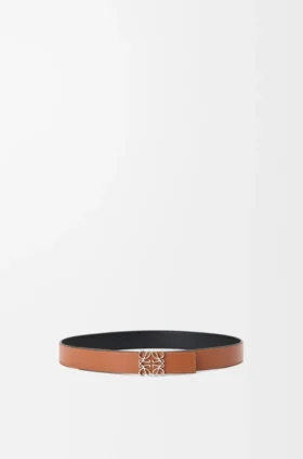 Reversible Anagram Belt in Smooth Calfskin