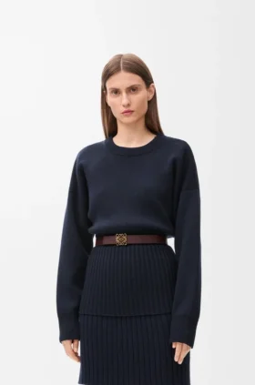 Reversible Anagram Belt in Smooth Calfskin