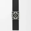 Reversible Anagram Bombé Belt in Smooth Calfskin Reversible Anagram Bombé Belt in Smooth Calfskin