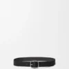Reversible Loop Belt in Supple Grained Calfskin