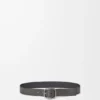Reversible Loop Belt in Supple Grained Calfskin