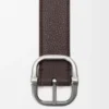 Reversible Loop Belt in Supple Grained Calfskin