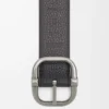 Reversible Loop Belt in Supple Grained Calfskin