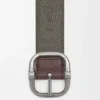 Reversible Loop Belt in Supple Grained Calfskin
