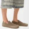 Rio Loafer in Suede and Raffia Rio Loafer in Suede and Raffia