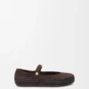 Rio Mary-Jane in Suede and Raffia Rio Mary-Jane in Suede and Raffia