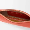 Rio Pouch in Classic Calfskin and Raffia Rio Pouch in Classic Calfskin and Raffia