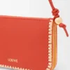 Rio Pouch in Classic Calfskin and Raffia Rio Pouch in Classic Calfskin and Raffia