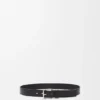 Roller Curve Belt in Shiny Sleek Calfskin
