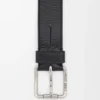 Roller Curve Belt in Supple Grained Calfskin