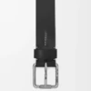 Roller Curve Belt in Vegetable-Tanned Calfskin