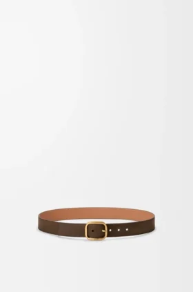 Rounded Soft Belt in Nubuck