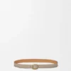 Rounded Soft Belt in Supple Grained Calfskin Rounded Soft Belt in Supple Grained Calfskin