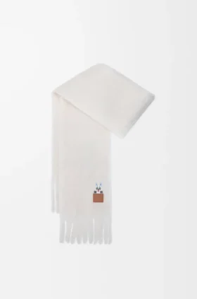 Scarf in Mohair and Wool Blend