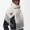 Scarf in Mohair and Wool Blend Scarf in Mohair and Wool Blend