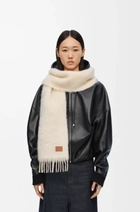Scarf in Mohair and Wool Blend