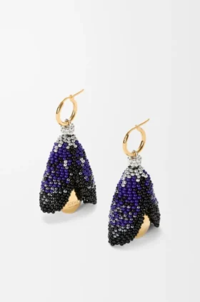 Shell Earrings in Sterling Silver and Beads Shell Earrings in Sterling Silver and Beads
