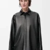 Shirt in Nappa Lambskin