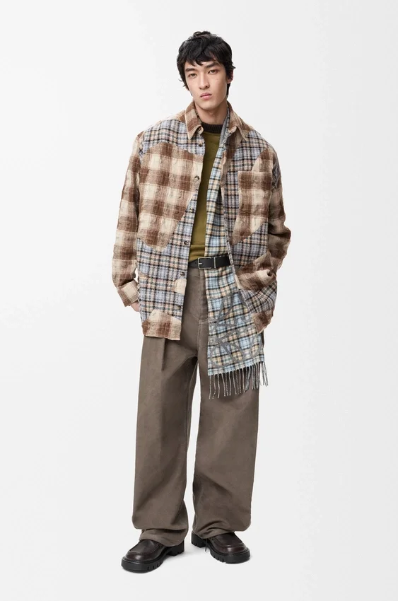 Shirt in Wool and Cotton Shirt in Wool and Cotton