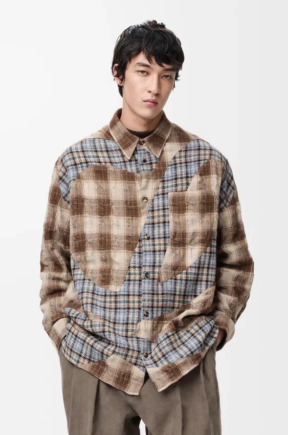 Shirt in Wool and Cotton Shirt in Wool and Cotton