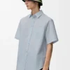 Short Sleeve Shirt in Cotton Blend Short Sleeve Shirt in Cotton Blend