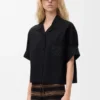 Short Sleeve Shirt in Cotton Blend