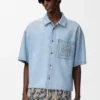 Short Sleeve Shirt in Denim Short Sleeve Shirt in Denim