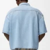 Short Sleeve Shirt in Denim Short Sleeve Shirt in Denim