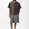 Short Sleeve Shirt in Nappa Lambskin Short Sleeve Shirt in Nappa Lambskin