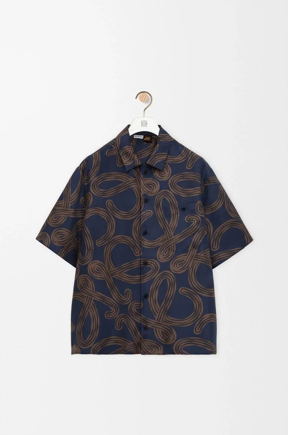 Short Sleeve Shirt in Silk Short Sleeve Shirt in Silk