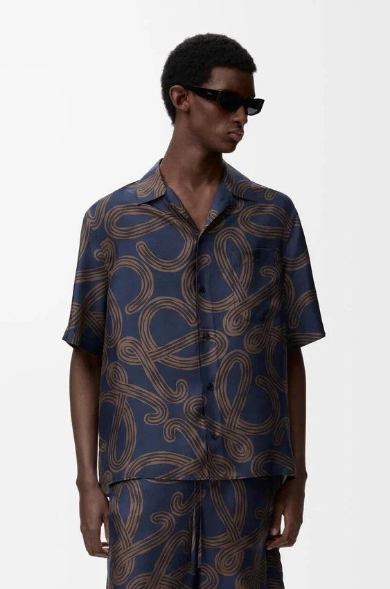 Short Sleeve Shirt in Silk Short Sleeve Shirt in Silk