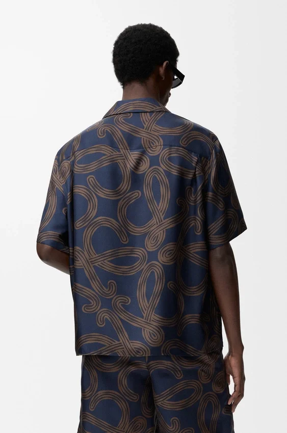 Short Sleeve Shirt in Silk Short Sleeve Shirt in Silk