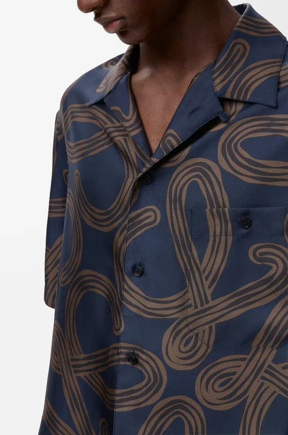 Short Sleeve Shirt in Silk Short Sleeve Shirt in Silk