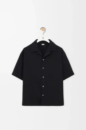 Short Sleeve Shirt in Wool Short Sleeve Shirt in Wool