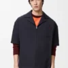 Short Sleeve Shirt in Wool Short Sleeve Shirt in Wool
