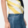 Short Sleeve Sweater in Cotton Blend Short Sleeve Sweater in Cotton Blend