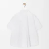 Short Sleeve Trapeze Shirt in Cotton