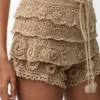Shorts in Cotton Crochet Shorts in Cotton Crochet