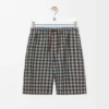 Shorts in Viscose and Linen Blend Shorts in Viscose and Linen Blend