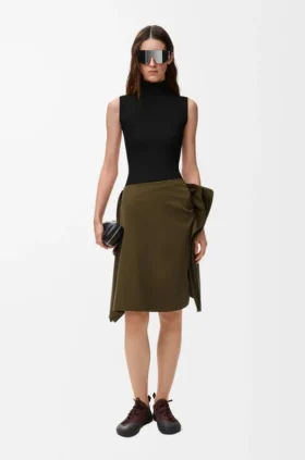 Skirt in Cotton and Silk