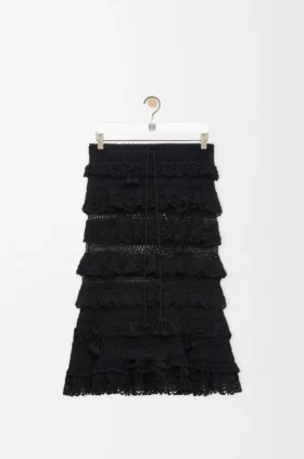 Skirt in Cotton Crochet