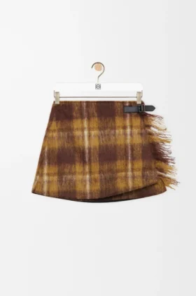 Skirt in Mohair and Wool Blend