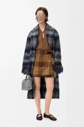 Skirt in Mohair and Wool Blend
