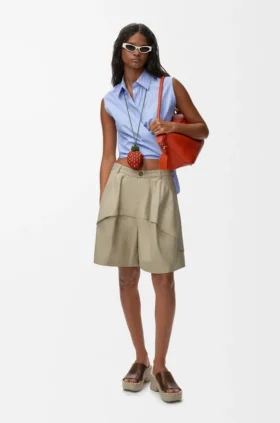 Sleeveless Shirt in Cotton