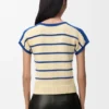 Sleeveless Sweater in Cotton and Wool Sleeveless Sweater in Cotton and Wool